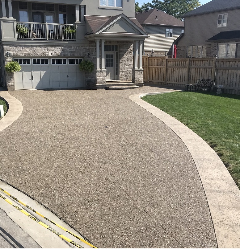 SCP Stamped Concrete Driveway